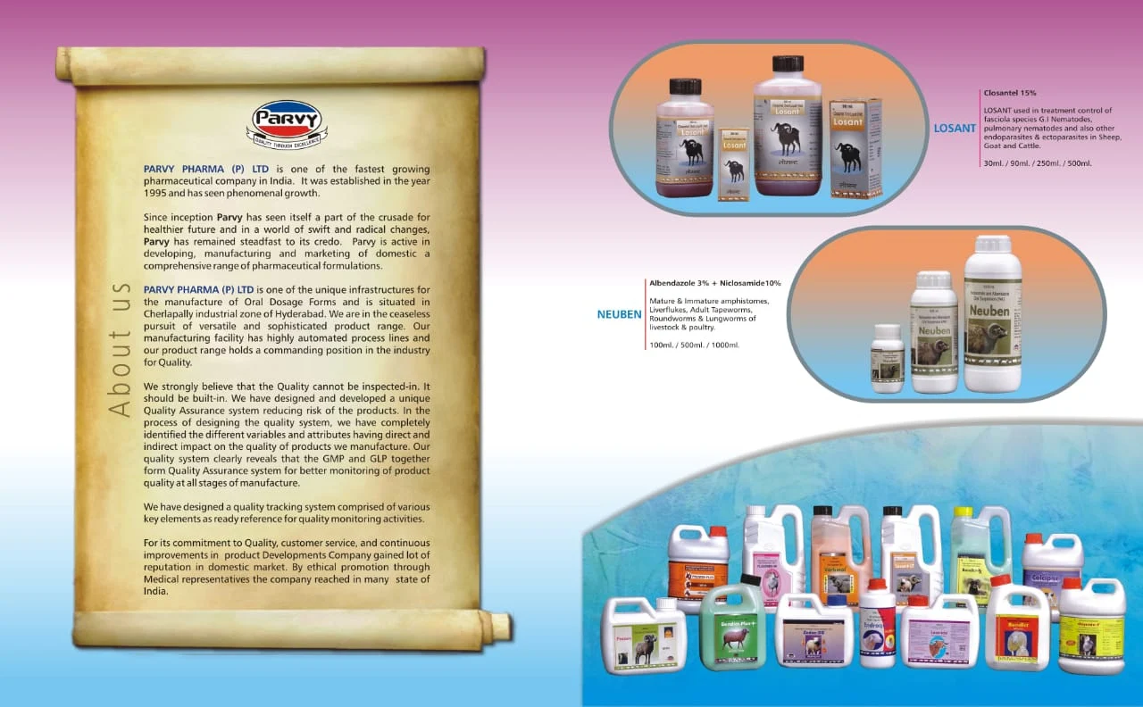 Parvy Pharma manufacturing facility